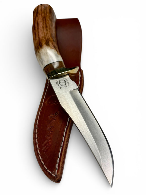 Buried Tang Knife - Moose Antler