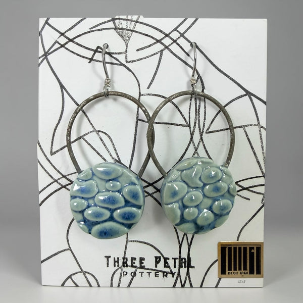 Round Pottery Earrings