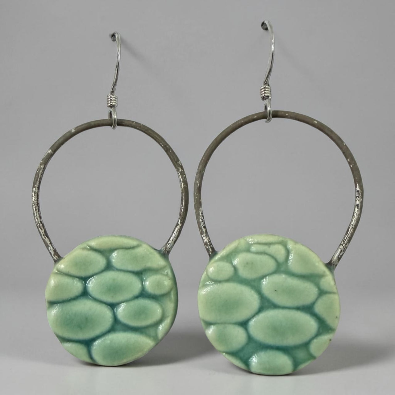 Round Pottery Earrings