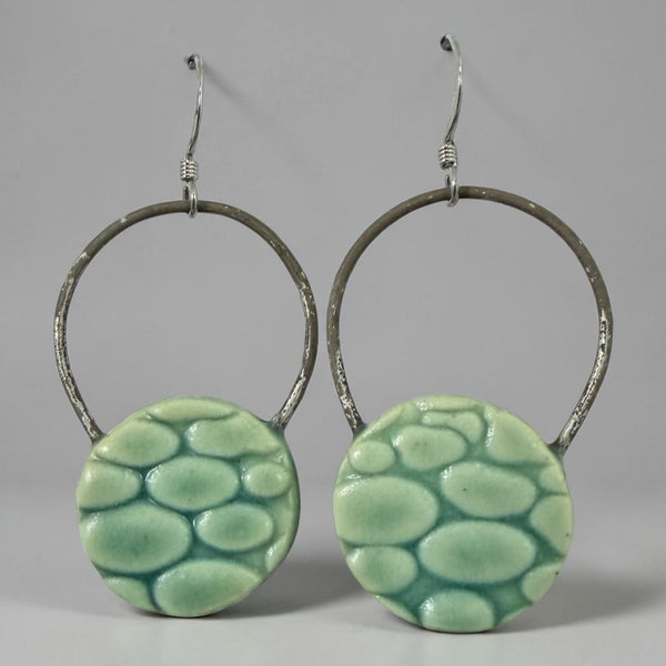 Round Pottery Earrings
