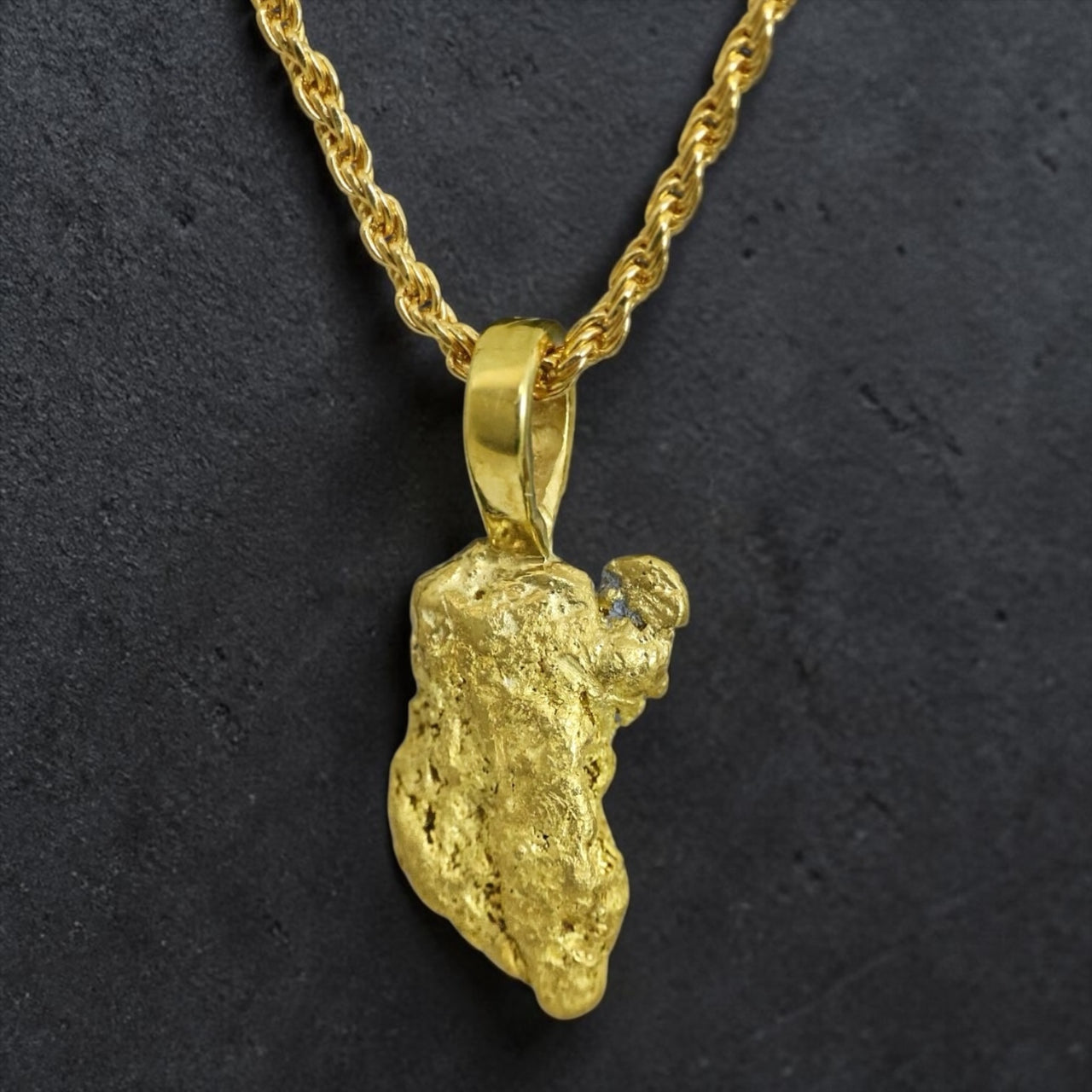 Gold Nugget Pendant