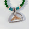 Ivory & Jade Whale Tail Necklace
