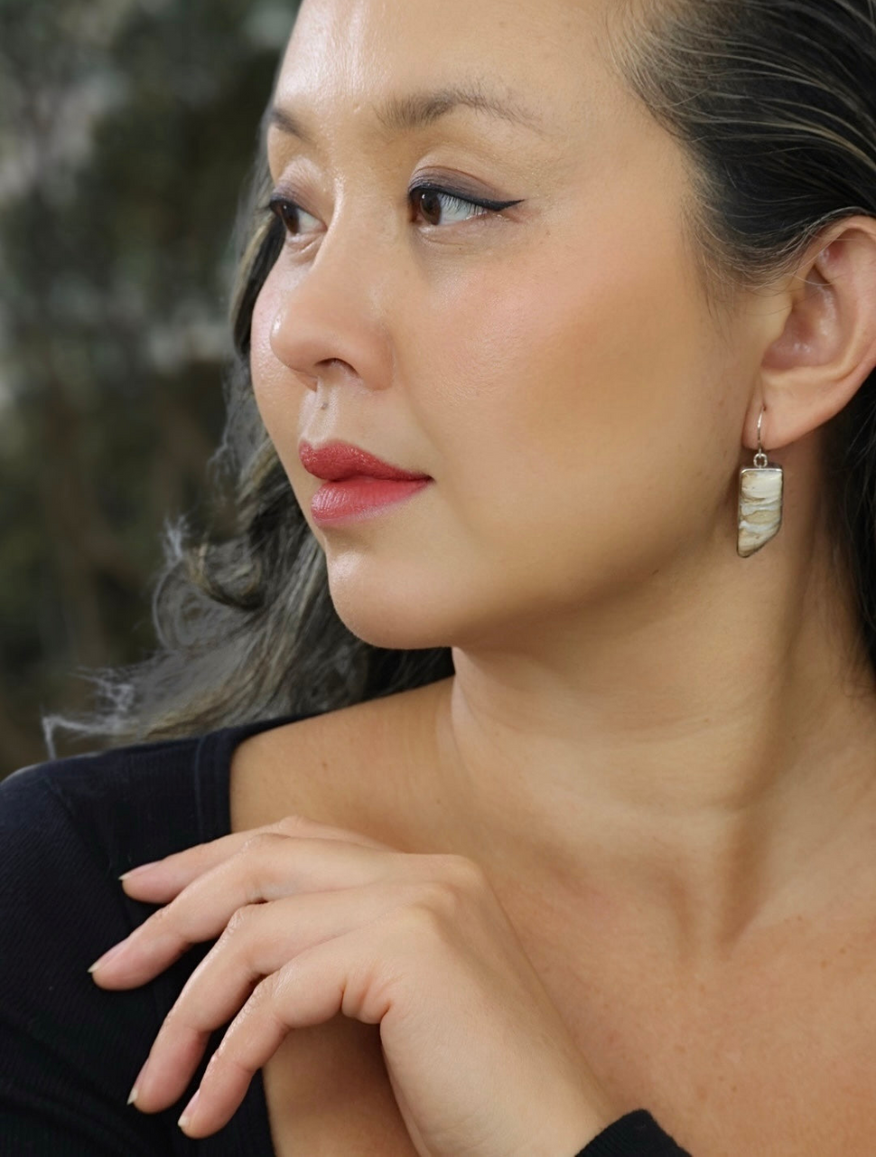 Mammoth Tooth Earrings