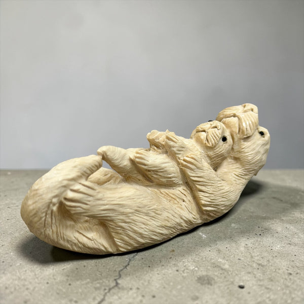 Ivory Otter Carving