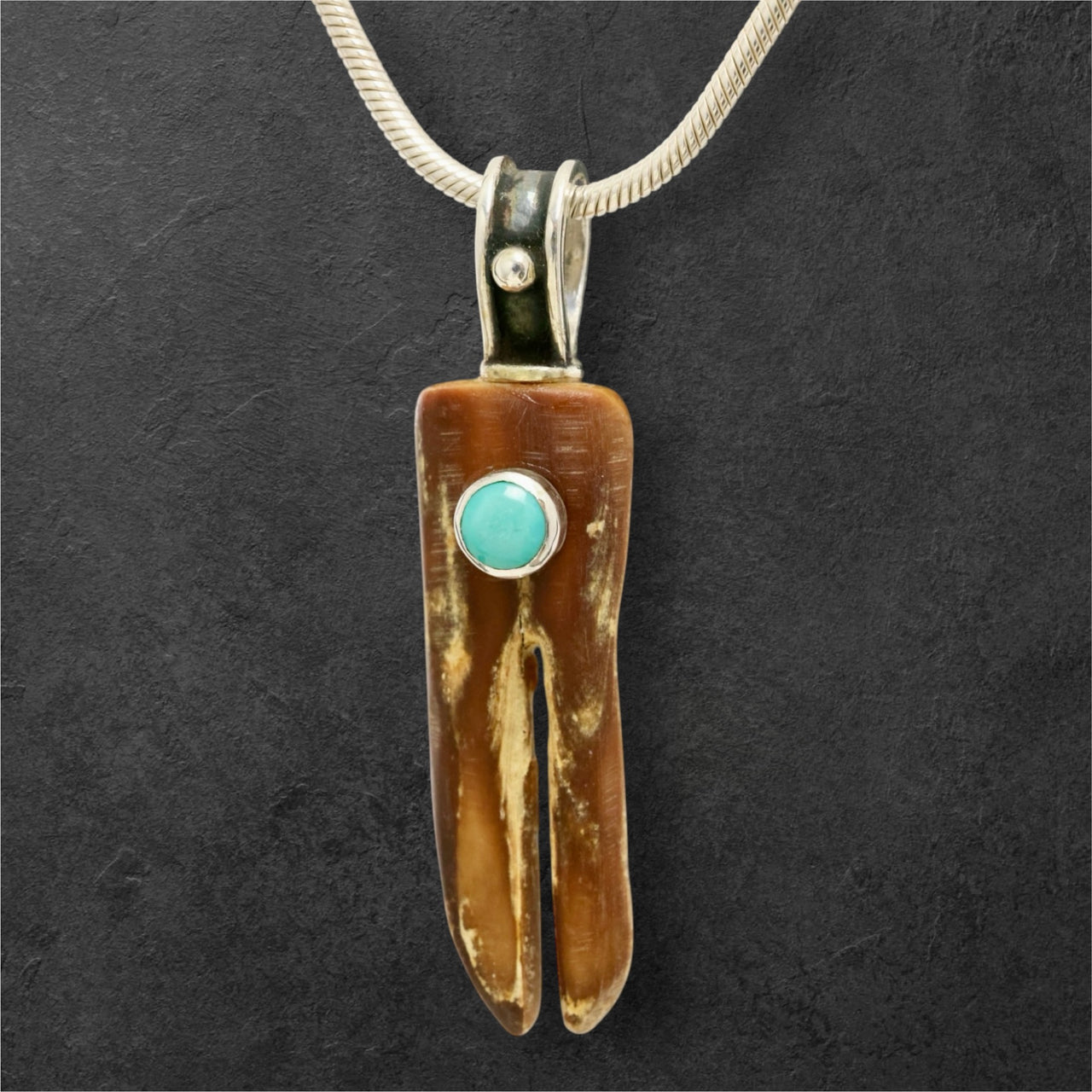 Ivory Artifact & Turquoise