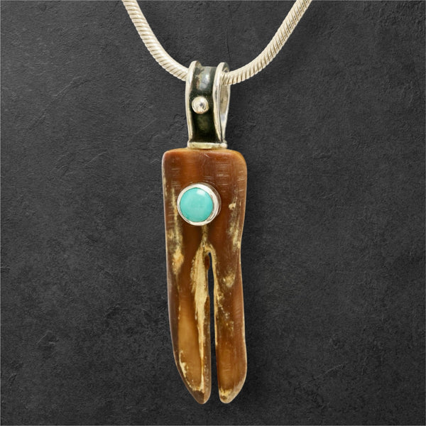 Ivory Artifact & Turquoise