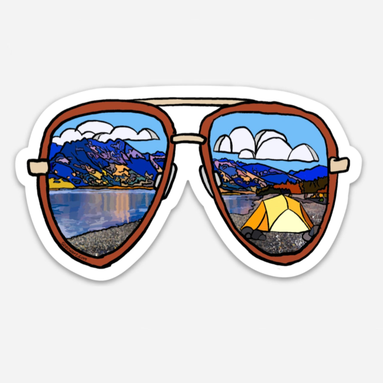 Sunglasses Sticker