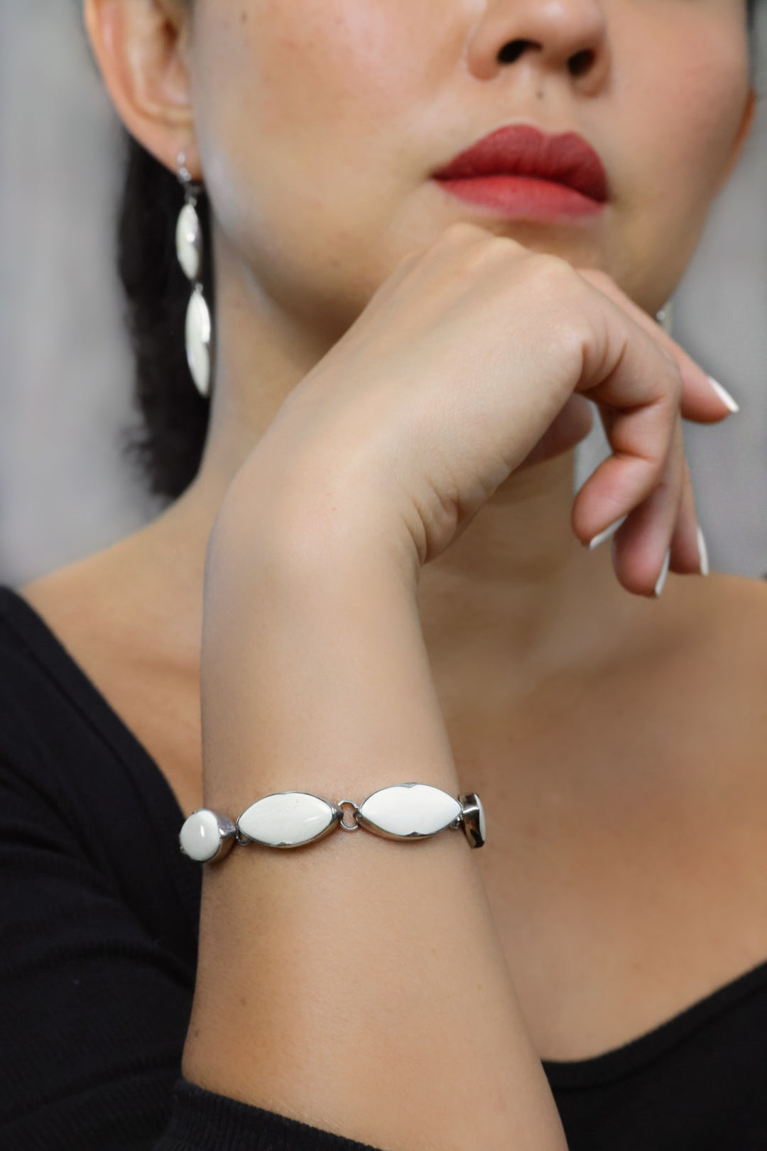 Essentials Marquis 6 Cab Bracelet – Fish Creek Company