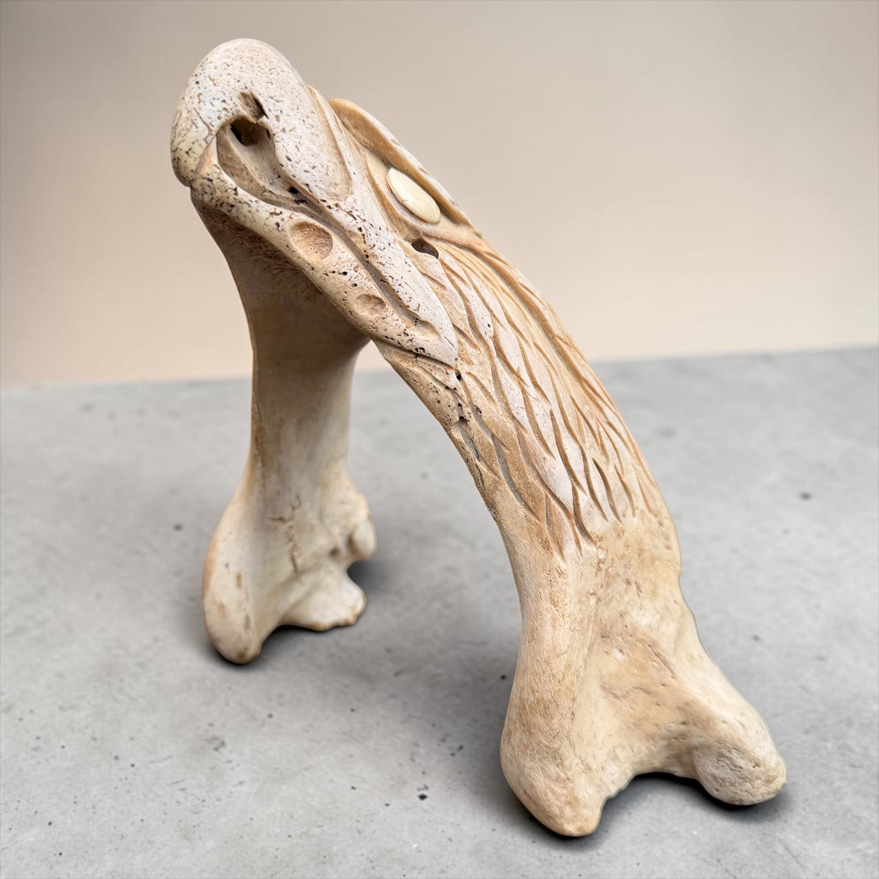 Jawbone Carving - Eagle