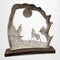 Wolf & Moon - Anlter Carving