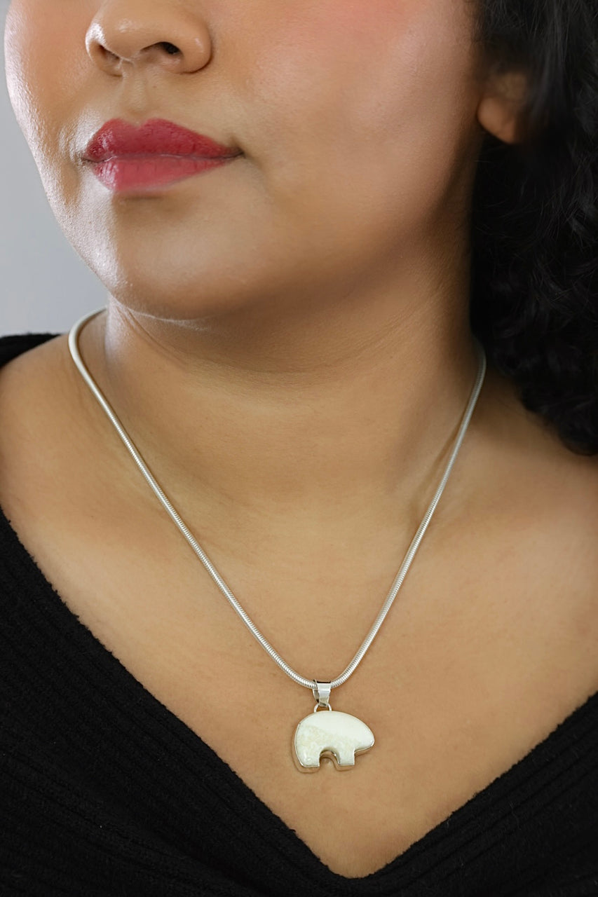 Ivory Bear Pendant