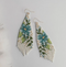 Fern Fringe Seafoam Earrings