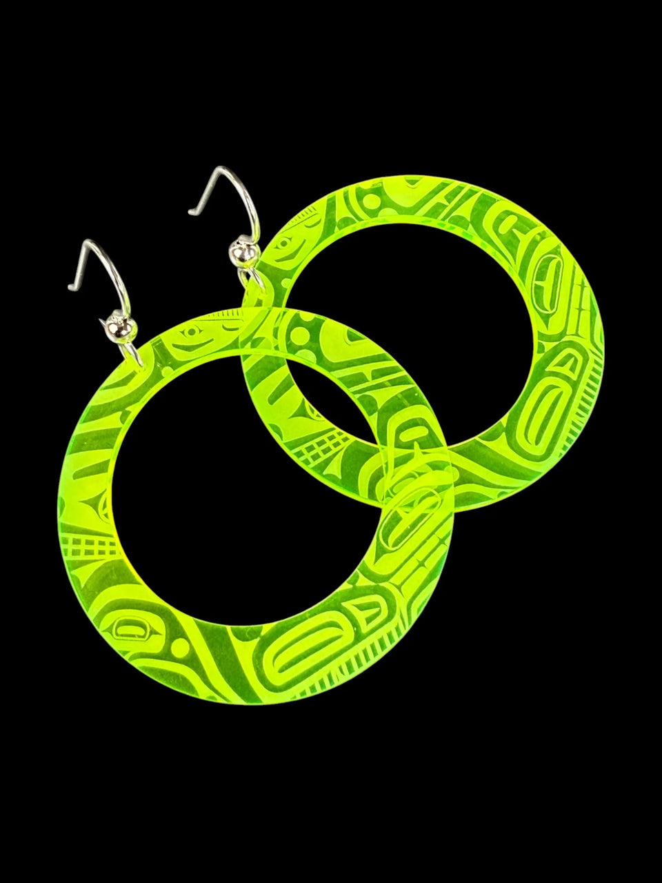 Beast Earrings - Green