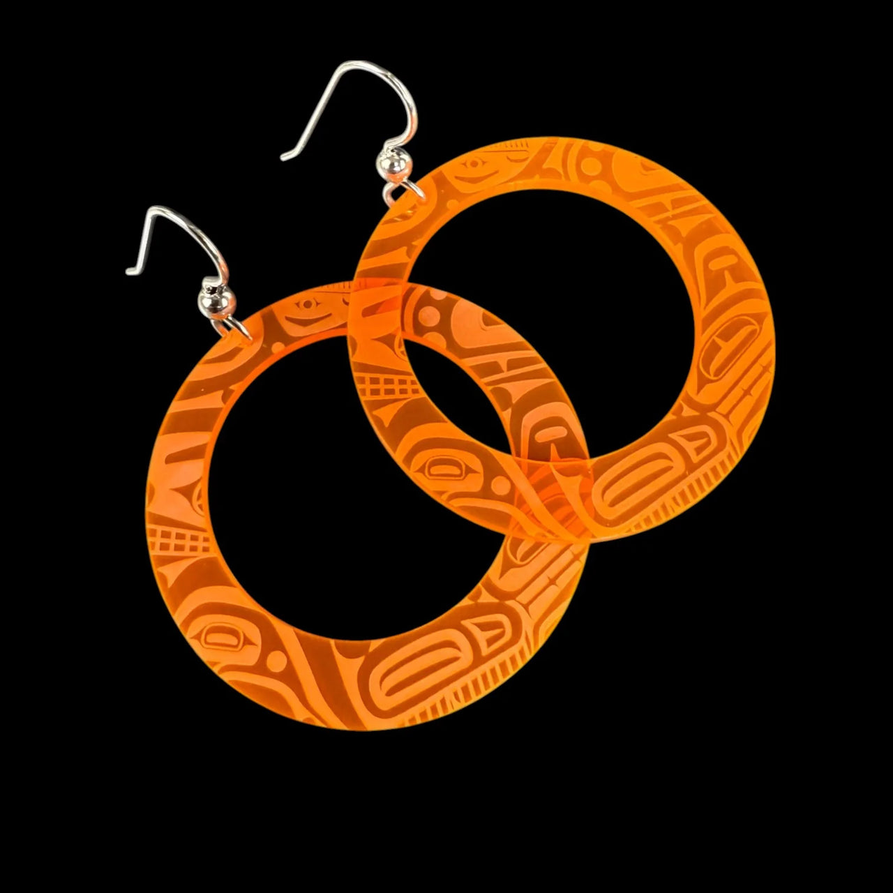 Beast Earrings - Orange