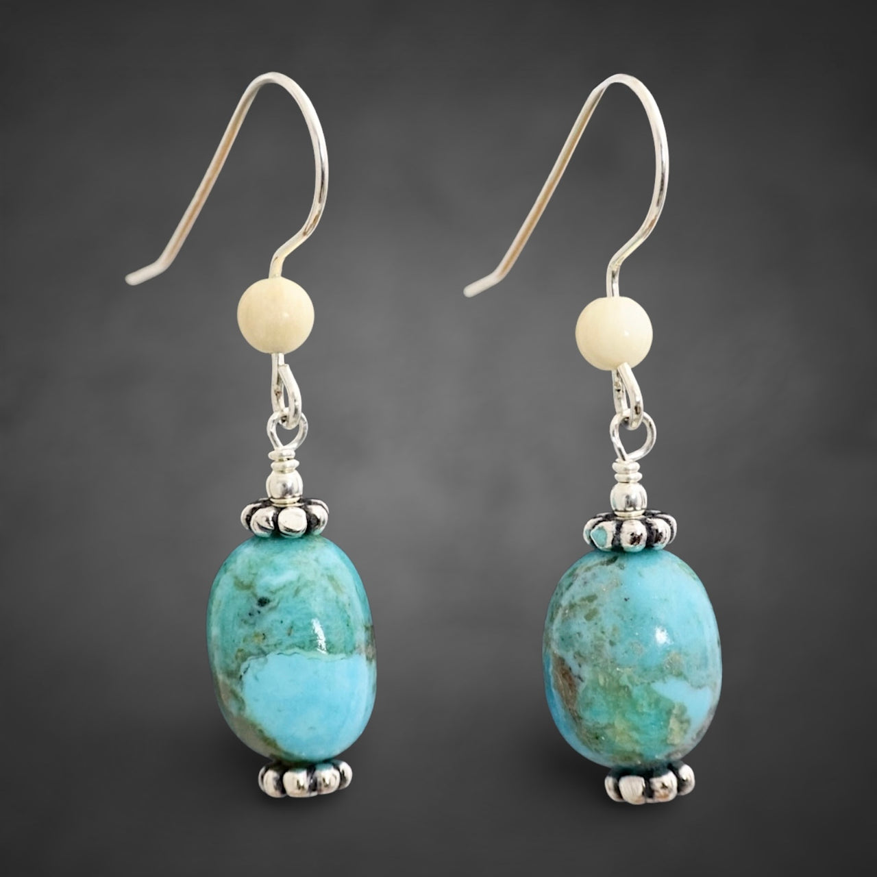 Ivory & Turquoise Earrings