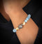 Ivory & Aquamarine Bracelet