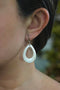 Open Tear Drop Earring