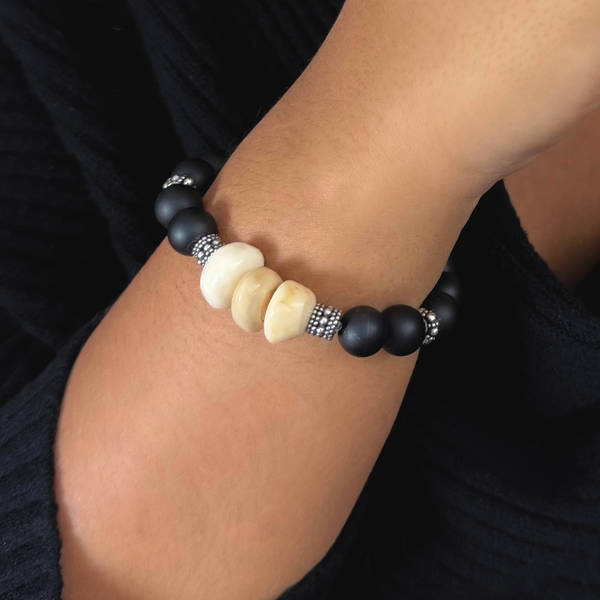 Onyx & Ivory Bracelet