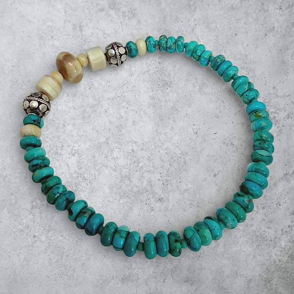 Ivory & Turquoise Bracelet
