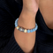 Ivory & Aquamarine Bracelet