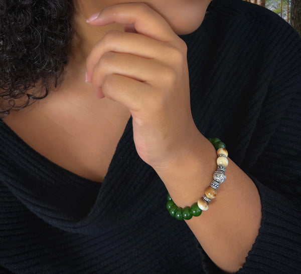 Ivory & Jade Bracelet