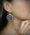 Round Abalone Earrings