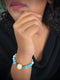Ivory & Larimar Bracelet