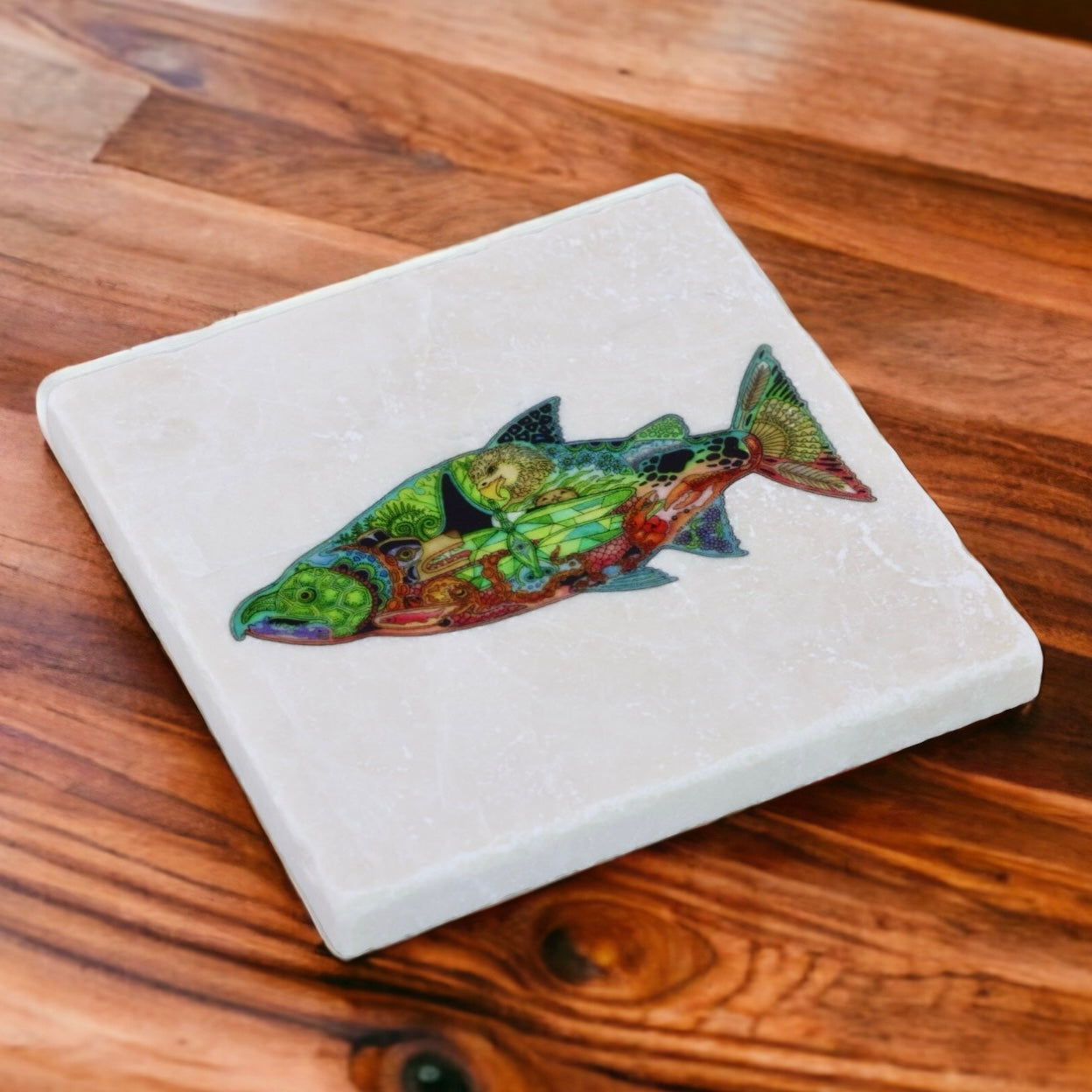 Marble Chinook Coaster