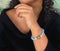 Ivory & Aquamarine Bracelet