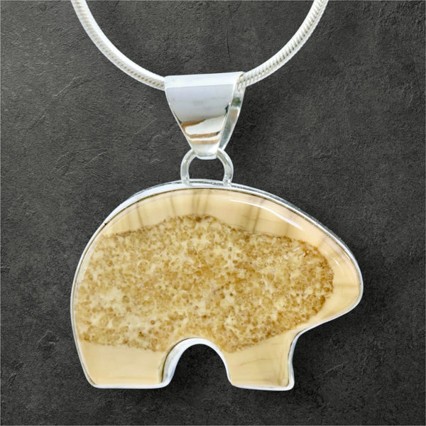 Ivory Bear Pendant