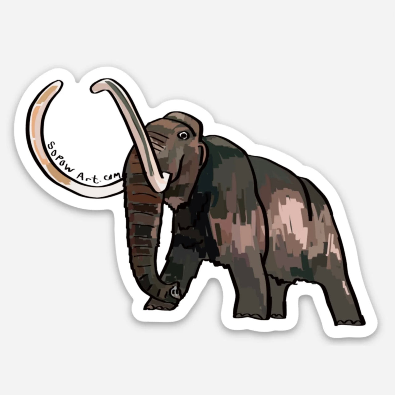 Mammoth Script Sticker Mammoth Sticker – Fish Creek Company