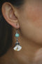 Ivory & Turquoise Earrings