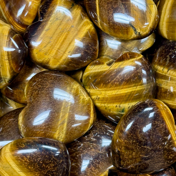 Tiger's Eye Small Stone Heart