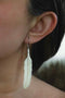 Ivory Feather Earrings