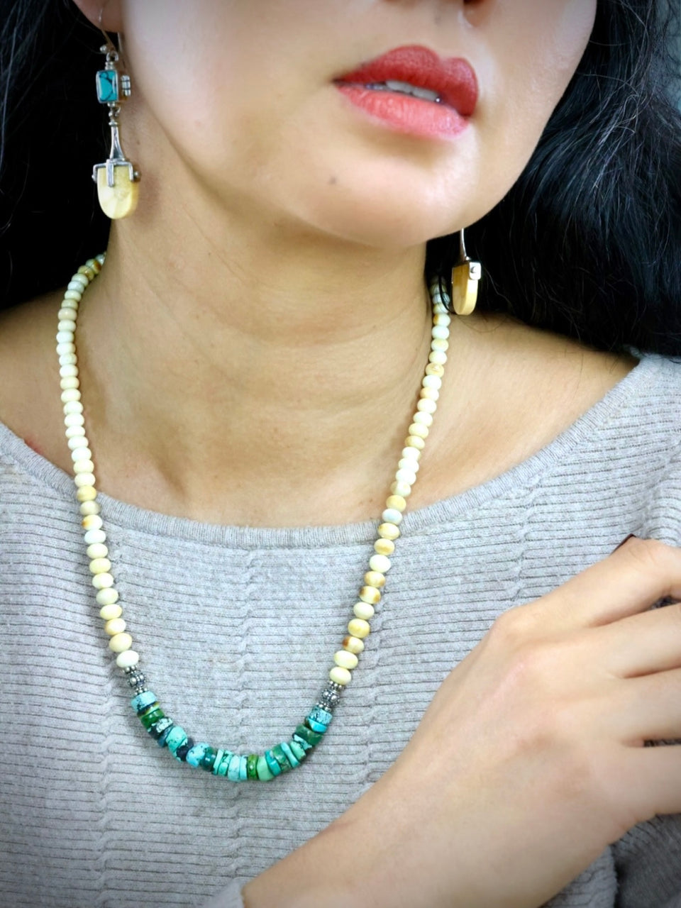 Ivory & Turquoise Necklace