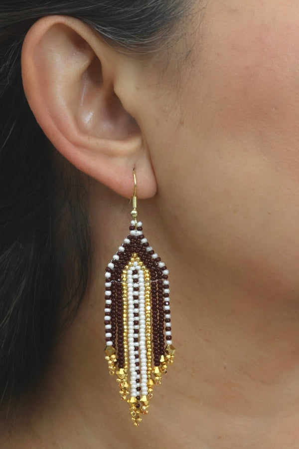 Beaded Glass Earrings