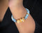 Ivory & Aquamarine Bracelet
