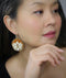 Round Flower Earrings