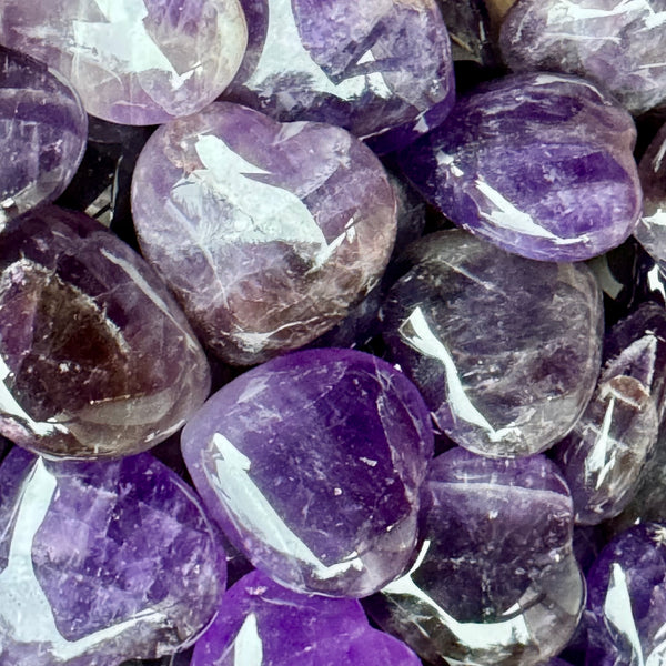 Amethyst Small Stone Heart