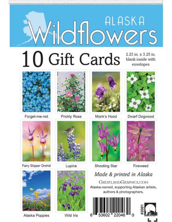 Wildflowers Mini Gift Card Pack