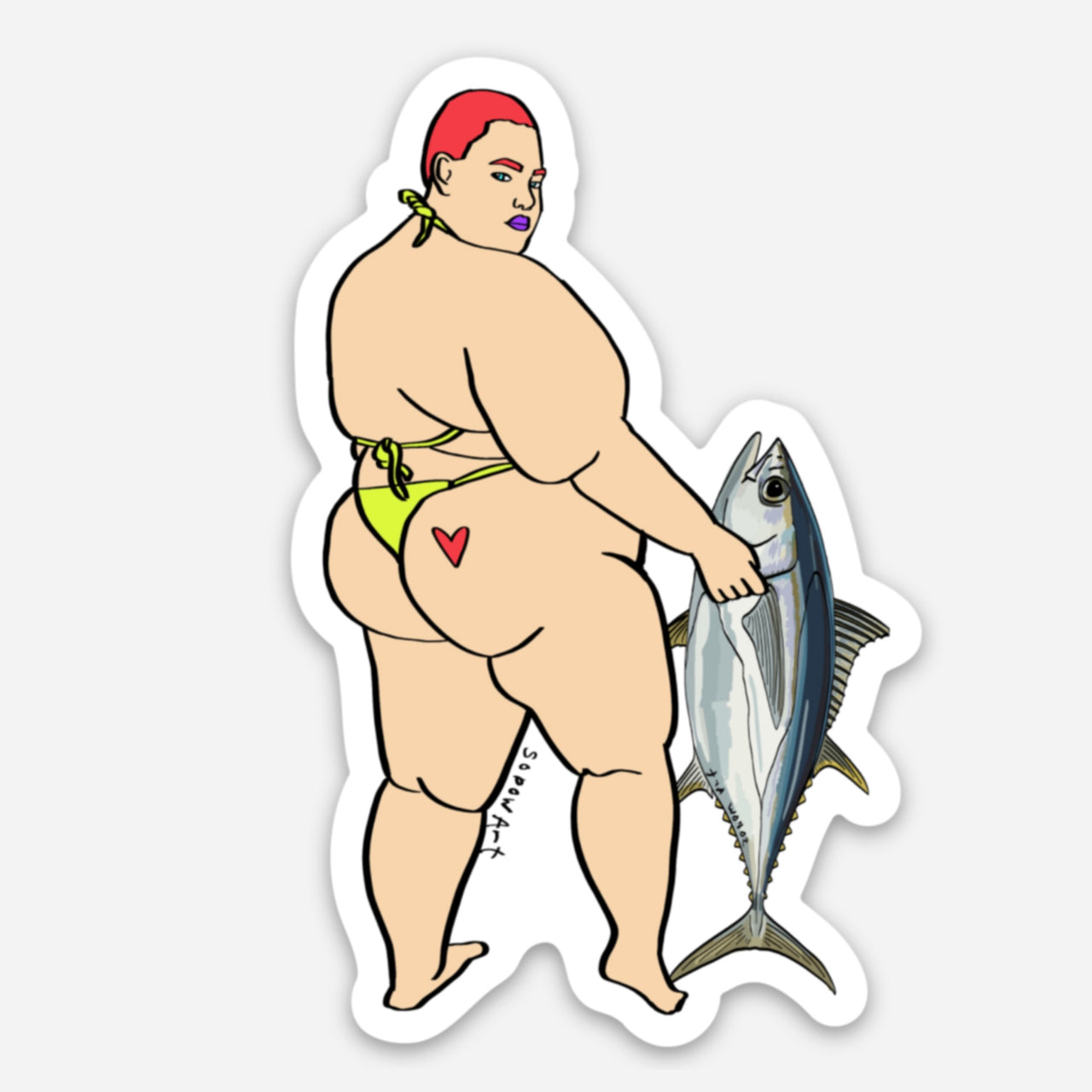 Tuna Queen Sticker