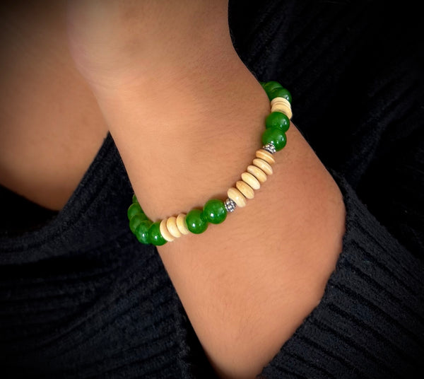 Ivory & Jade Bracelet