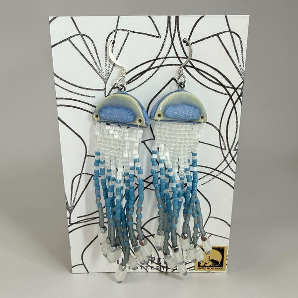 Jellyfish Pottery Earrings