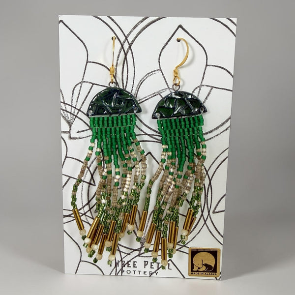 Jellyfish Pottery Earrings
