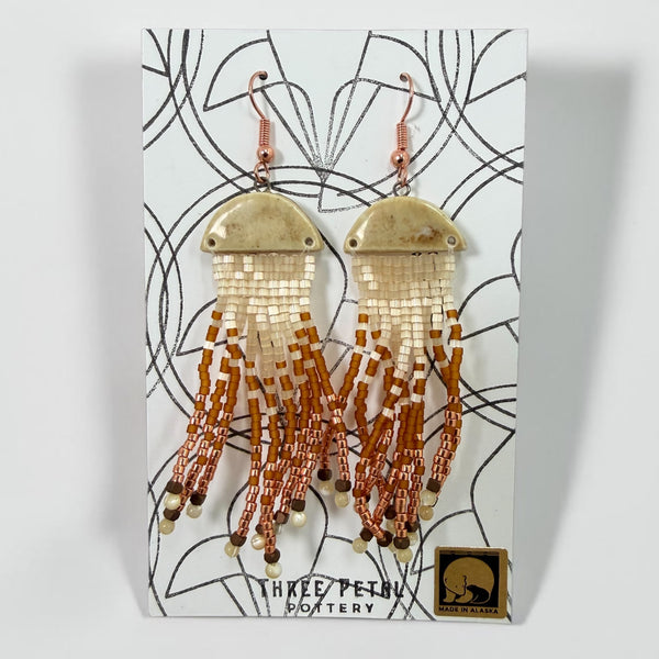 Jellyfish Pottery Earrings