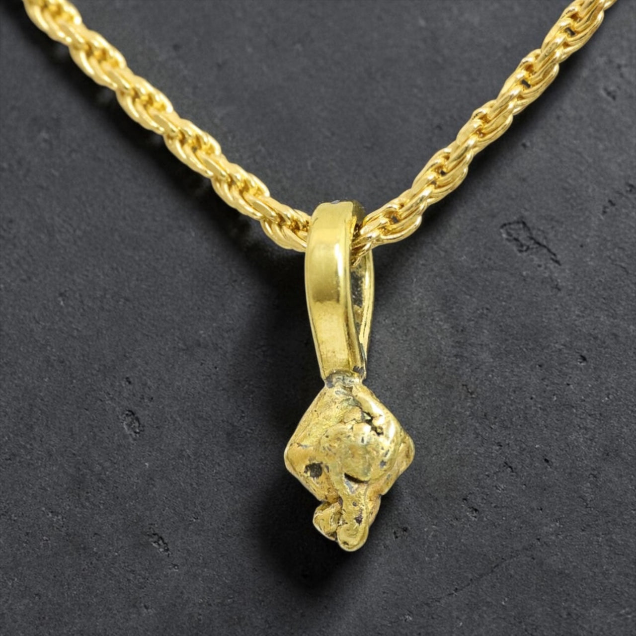 Gold Nugget Pendant
