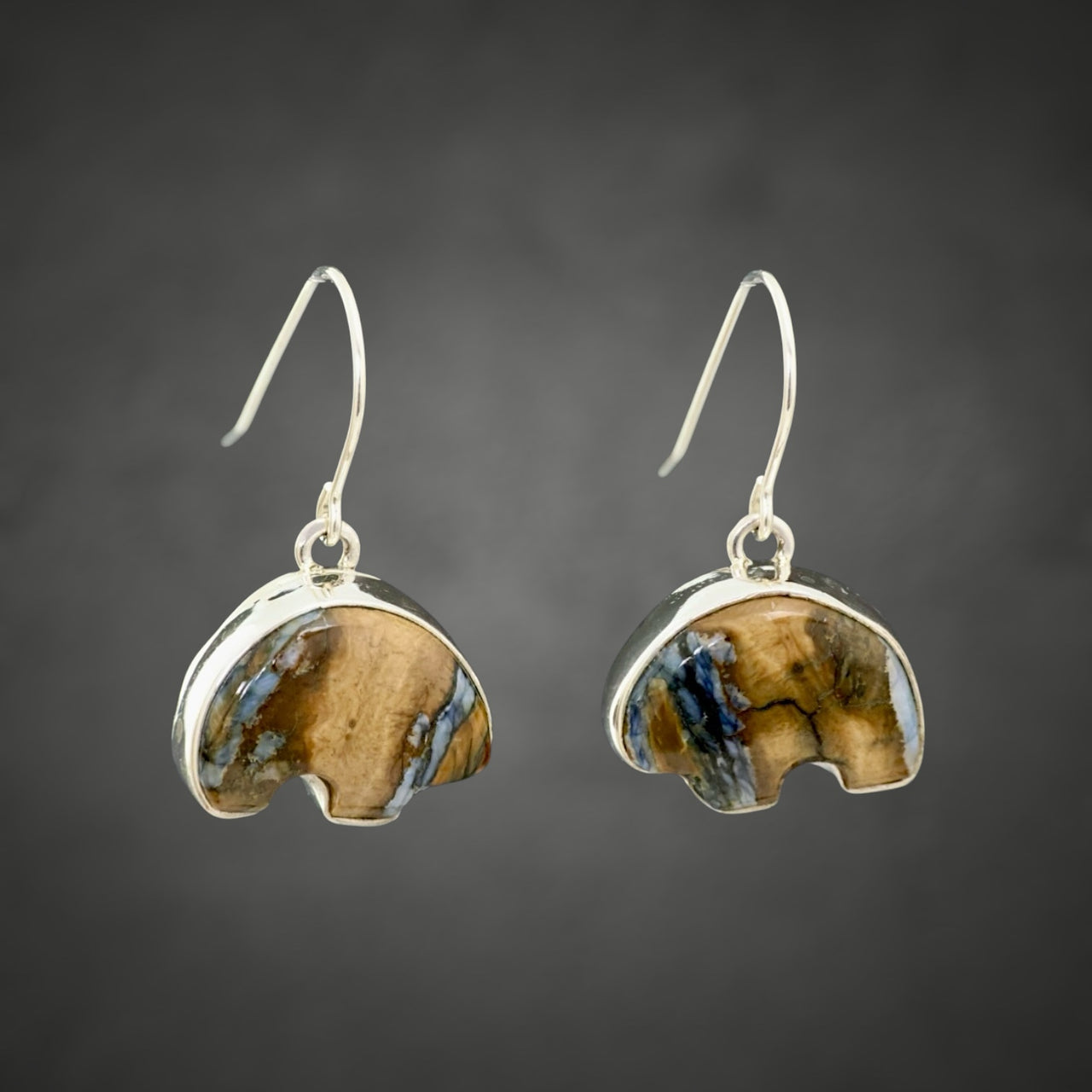 Bear Mammmoth Tooth Earrings
