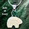 Ivory & Jade Bear Pendant