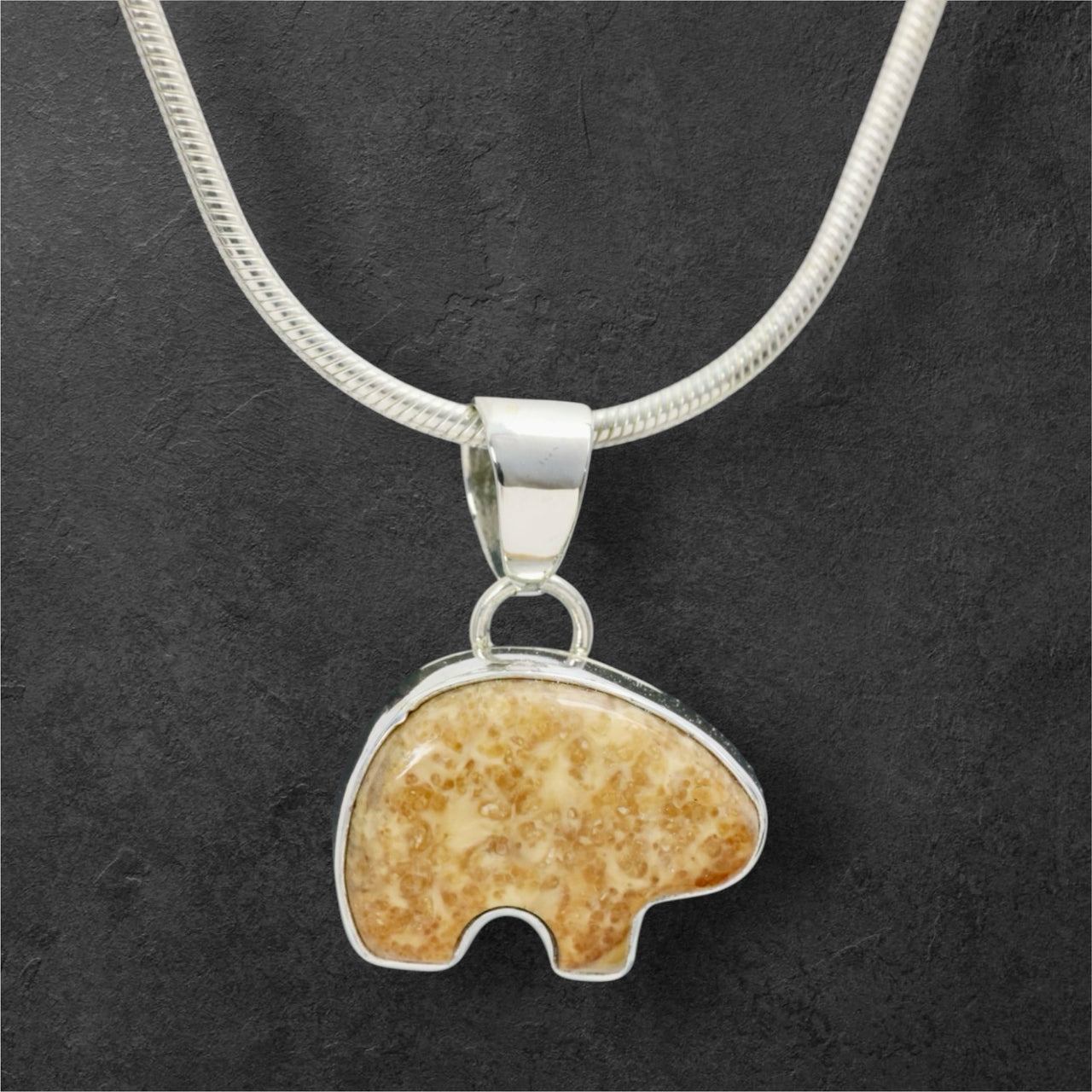 Ivory Bear Pendant