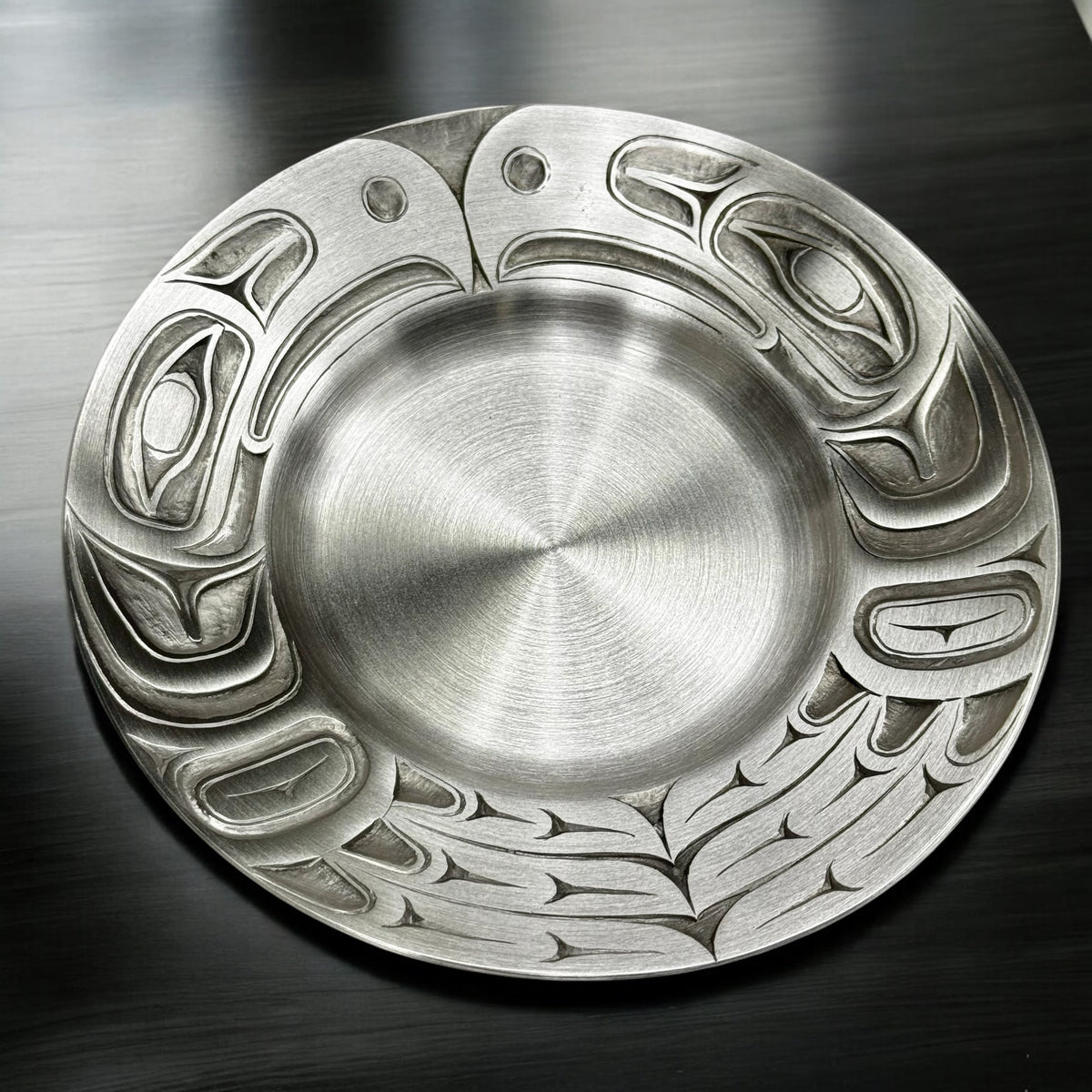 Alaska Raven Pewter Plate – Fish Creek Company